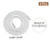 Unique Bargains Fashion Diamond Crystal Shoe Laces with Net for Sweatpants Shorts 4 Pcs - 2 of 4