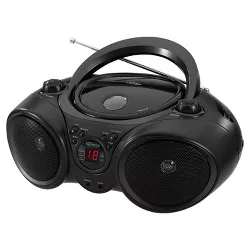 JENSEN 3-Watt RMS Portable Stereo CD Player with AM/FM Radio (Black)