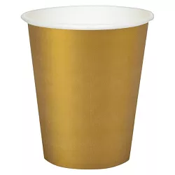 24ct 9 Oz. Cups - Gold