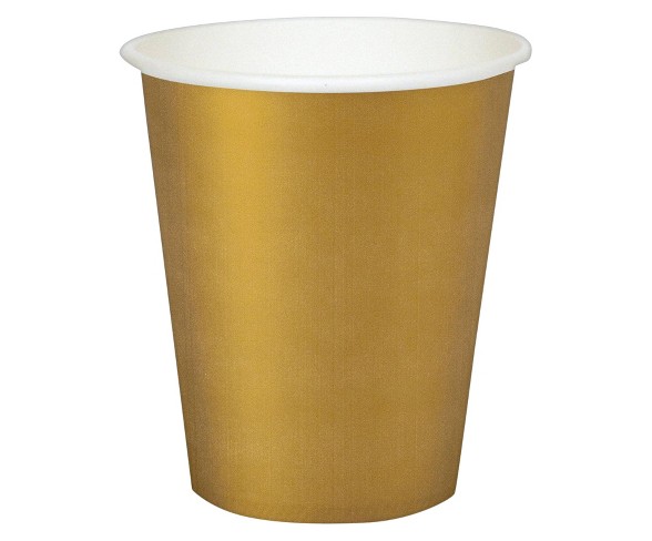 24ct 9 Oz. Cups - Gold