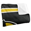 Michigan Tech University Primary Logo Stripes Silky 50x60 Blanket, 1 Sided - 3 of 4