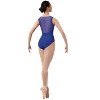 Women's Mirella Marine Chevron Mesh Back Leotard - Bloch - 3 of 3
