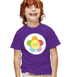 Boys' Short Sleeve Care Bears: Unlock the Magic Harmony Bear Belly T-Shirt - 1 of 4