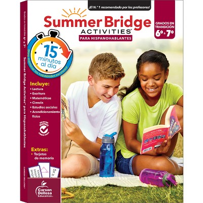 Summer Bridge Activities Spanish 6-7, Grades 6 - 7 - by  Summer Bridge Activities & Carson Dellosa Education (Paperback)