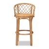 Orchard Rattan Barstool Natural/Brown - bali & pari - 2 of 4