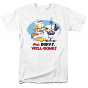 Garfield Well Done Adult T-Shirt White - 1 of 4