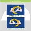 NFL Los Angeles Rams 3 x 5 Outdoor Durable House Flag with Grommets | Sport Team Flag & Banner | Indoor Wall Decor Flag - 3 of 4
