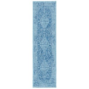 Courtyard CY8720 UV & Stain Resistant Non-Shedding Power Loomed Indoor/Outdoor Rugs - Safavieh - 1 of 4