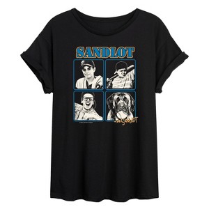 Women's - The Sandlot - Sandlot Grid Oversized Graphic T-Shirt - 1 of 4