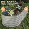 COZONY Galvanized Raised Garden Bed, Tall Metal Planter Box for Vegetables, Flowers and Herbs - 2 of 4