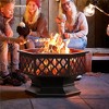 Yaheetech 26" Steel Fire Pit Outdoor Fireplace, Black - 2 of 4