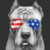 Men's Design By Humans American Pitbull With Sunglasses By T-Shirt - 2 of 2