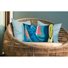 Liora Manne Visions III Garden Indoor/Outdoor Pillow.. - 2 of 4