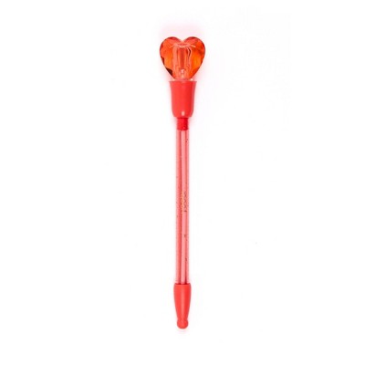 Yoobi Novelty Ballpoint Pen Light Up Red Heart