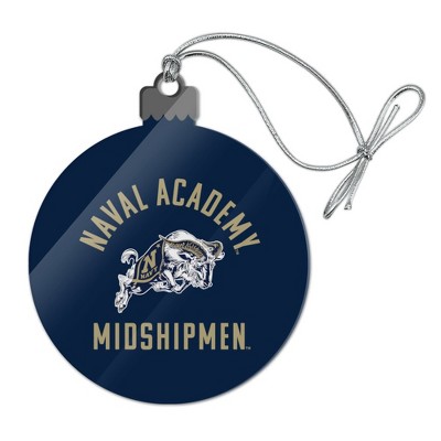 US Naval Academy Midshipmen Acrylic Christmas Tree Holiday Ornament