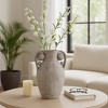 Rustic Terracotta Vase with Orbs Under Handles - Stylish Floor Vase Ideal for Home, Bedroom, and Table Decor - 26", Brown - 3 of 4