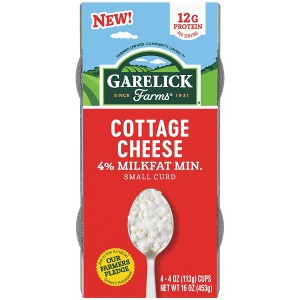 Garelick Farms 4% Milkfat Curd Cottage Cheese - 16oz/4ct - 1 of 4