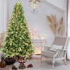Gulches Green PreLit Full Artificial Christmas Tree with UL Warm White Lights with Tips - 2 of 4