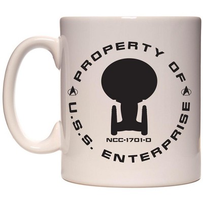 Star Trek U.S.S. Enterprise NCC-1701-0 Ceramic Coffee Mug 11 Oz. Multicoloured