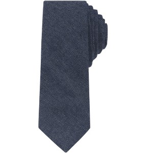 INSPIRE CHIC Men's Solid Denim Self-tied Skinny Narrow Slim Necktie 1 Pc - 1 of 4