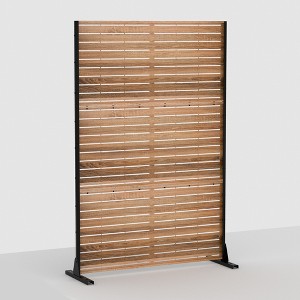 Dovelina Outdoor Metal Privacy Screen Freestanding Patio Decorative Screens - 1 of 4