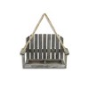 Cheung's Roostvale Wooden Hanging Chair with Double Pot Storage - Gray Wash - 3 of 4