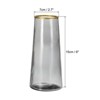Unique Bargains Glass Minimalist Wedding Table Centerpieces Decor Flower Vase - 2 of 4
