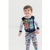 DC Comics Justice League Robin Cosplay Pajama Shirt and Pants Sleep Set Toddler - 2 of 4