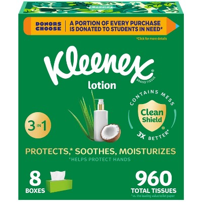 Kleenex Lotion 3-Ply Facial Tissue