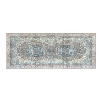 Patina Vie Machine Washable Distressed Boho Area Rug