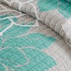 NicBex Printed Cotton Bedding Comforter Sets, All Season Bedding Set Reversible Quilt Set with Throw Pillows, Machine Washable - 4 of 4