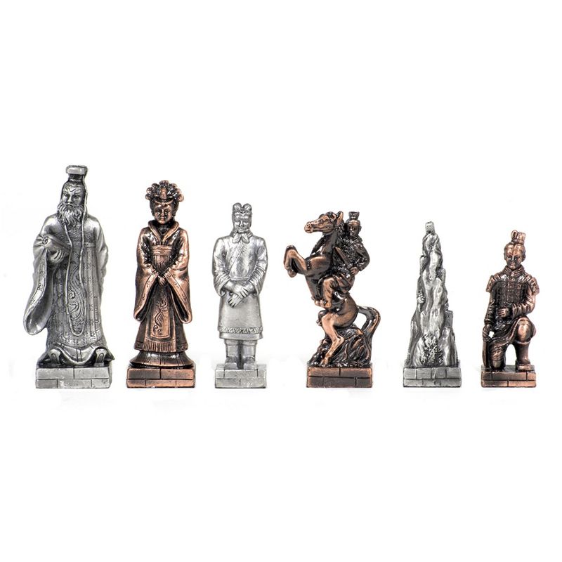 WE Games Chinese Qin Themed Chess Pieces - Pewter, 2 of 4