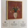 Art Remedy Odilon Redon - Bouquet in a Chinese Vase Vintage Classic Roses Wall Art, 20" x 24", Gold Frame - 3 of 4