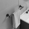 BWE 4-Piece Bath Hardware Set with Towel Hook and Toilet Paper Holder and Towel Bar Wall Mount - 3 of 4