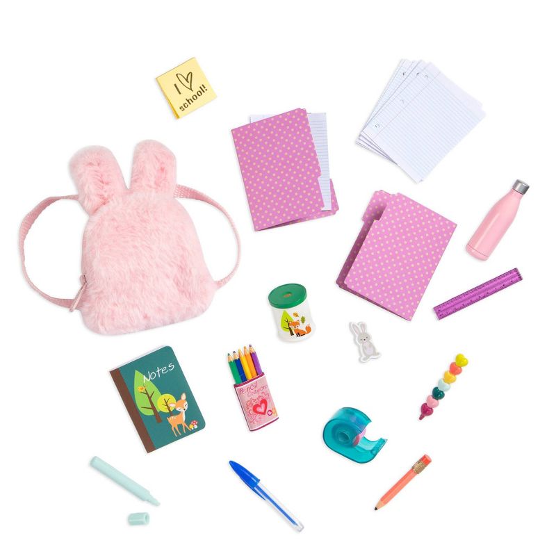 Our Generation School Supplies Set &#38; Backpack for 18&#34; Dolls - Bright &#38; Learning, 1 of 6