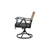 CAVINAS 5 Piece Patio Furniture Set Wicker Small Outdoor Table and Chairs Simple Outdoor Dining Set with Chairs for Patio - 2 of 4