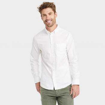 Men's Every Wear Slim Fit Long Sleeve Oxford Button-Down Shirt - Goodfellow & Co™ 