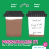 Big Dot of Happiness Assorted Coffee is on Me Gift Card Holders with Envelopes, Nurse or Teacher Appreciation Money Holders Nifty Gifty Pack, Set of 8 - 4 of 4