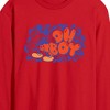 Men's - Disney - Mickey Oh Boy Long Sleeve Graphic T-Shirt - 2 of 3