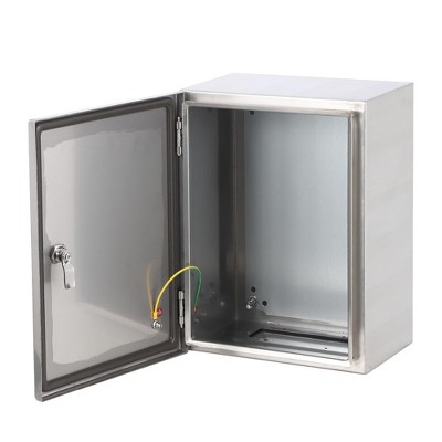 Outdoor Electrical Box, IP66 Waterproof, Stainless Steel Electrical Junction Box with Mounting Plate, Perfect for Indoor and Outdoor Projects