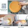 Itopfox Wheat Straw Dinnerware Set, 36-Piece Unbreakable Plates & Bowls, Eco-Friendly & Microwave Safe, Ideal for Camping, Picnics & Home Use - 3 of 4