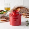 Maraschino Red Cafe Retro Butter Bell Crock - 4 of 4