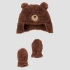 Carter's Just One You® Baby Boys' Bear Jacket Set - Brown - 2 of 3