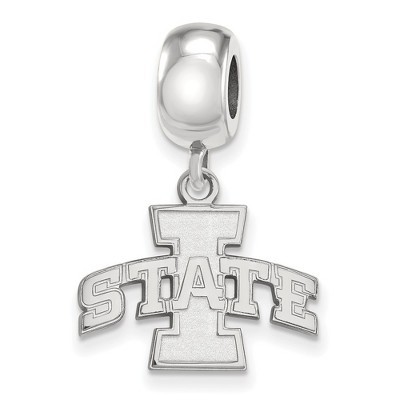 Black Bow Jewelry Sterling Silver Iowa State Cyclones NCAA Bead Charm