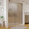NicBex Shower Door 44-48"Wx72" H Traditional Sliding Shower Door with 1/4" Clear Tempered Glass for Walk-in Shower - 3 of 4