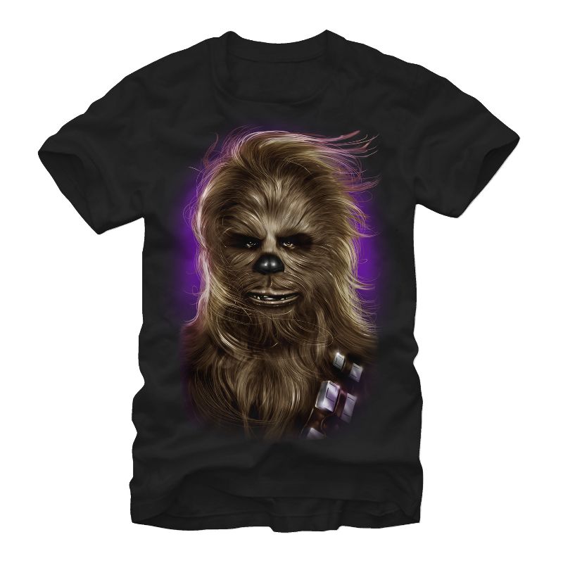 Men's Star Wars Chewbacca Glamor Shot T-Shirt, 1 of 5