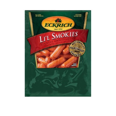 Eckrich Li'l Smokies Original Cocktail Smoked Sausage - 14oz