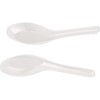 Juvale 200 Pack Disposable Soup Spoons, Plastic Utensils for Appetizer, Ramen, Pho, Clear (4.5 x 1.2 In) - 2 of 4