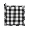 Annie Black Check Pumpkin Trivet 8x8 - 2 of 4