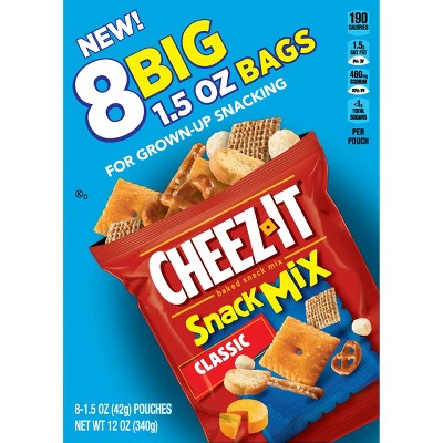 Cheez It Classic Baked Snack Mix 1 5oz 8ct Target